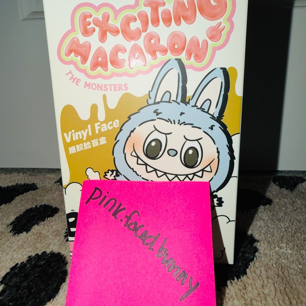 Pop Mart The Monsters Labubu Exciting Macaron Vinyl Face Lychee Berry Pink